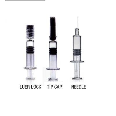 Jeringa de vidrio de 1 ml Jeringa precargada de 2 ml Jeringa de vidrio precargada de 2 ml